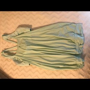 LULULEMON LIGHT BLUE TANK W/ BUILT IN BRA (Size 8)